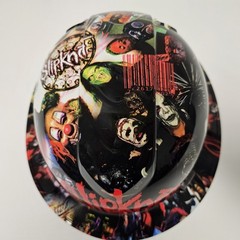 full brim hard hat custom hydro dipped IN SLIPKNOT BAND 25 YEAR COLLAGE NEW
