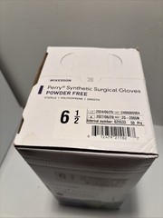 McKesson Perry Synthetic Surgical Glove/green/ SIZE 6.5/50/box Polyisopren3