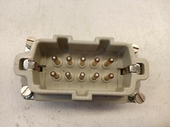 Amphenol Tuchel C146 10A010 002 1 Male Pin 16A 380V 20Hz 10 Pins