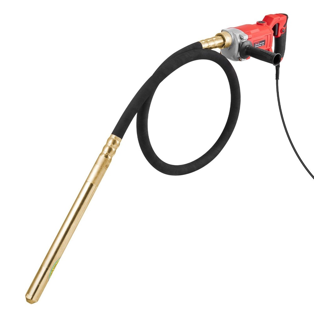 950W 13000VPM Shaft Vibrator 6.6ft Concrete Pencil Mixing Device
