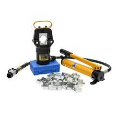 20Ton Hydraulic Crimper Crimping Tool /wDies Cable Wire Hose Lug Terminal + Pump