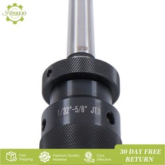 Premium 1/32″ – 5/8″ Keyless Drill Chuck & JT3 – MT2 Straight Shank Arbor CNC