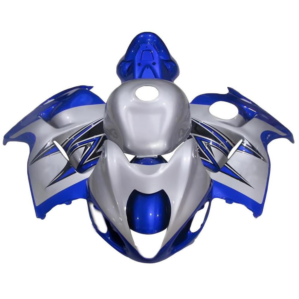 Blue Silver Fairing Body Kit For Suzuki GSXR1300 Hayabusa 97-07 ABS