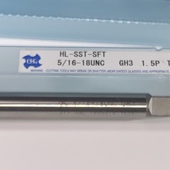 OSG 5/16-18 UNC 3 Flute 3B Plug Spiral Flute Tap HSS, elektraLUBE Finish, 2-2…