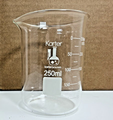 Karter Glass Beaker Set 50 100 250 500 1000mL Borosilicate Lab Set 5pc