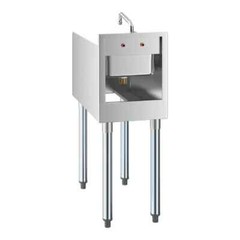 23″W x 12″L Stainless Steel Restaurant Underbar Blender Station with Dump Sink
