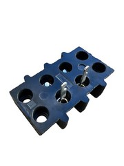 Barrier Strip Dual Barriers 2 Position Terminal CINCH Black 2 Screw Connectors
