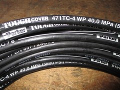 PARKER HYDRAULIC HOSE 471TC-4 1/4″ 50′ TWO WIRE HOSE 100R16