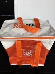 Insulated Lunch Bag, Zipper Closure, 12x10x6 inches, For 6-Pack, Lunches, Snacks