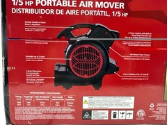 Husky 1/5 HP Air Mover Blower Fan 3-Speed 3-Position 1010580215 (OB)