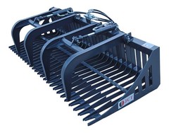 JCT 84″ Brush Log Root Hydraulic Grapple Bucket Bobcat Skid Steer Attachment