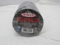 Pack of 6 Cantech Electrical Tape Ruban Isolant Flame Retardant 19mmx20mmx8.5mil