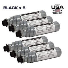 Toner for Ricoh Aficio MP 1515, MP161, MP201, 1170D (Black, 6 pack)