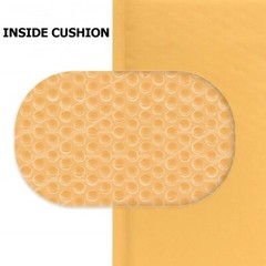 Yellow Kraft Air Bubble Mailer Padded Envelope Size 0 1 2 3 4 5 6 7 00 000 DVD