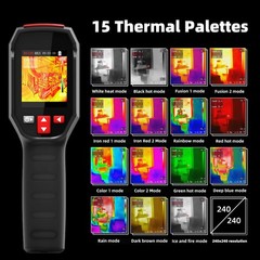 240 x 240 Resolution Handheld Infrared IR Camera, 15 Thermal Palettes with 32…