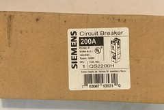 Siemens QS2200H 200A 240V Main Breaker