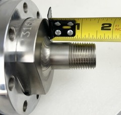 Ashcroft Plus Pressure Gauge ~ 0/6000psi w/ C1018 Stainless Steel Diaphragm Seal