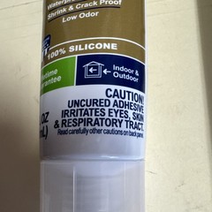 LOT OF 2 GE Specialty Projects Premium Silicone Glue Clear 2.8 Oz. Tube 2823396