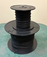 Carol C1321 #18awg 65 Tin Copper EPDM Rubber Test Lead Wire 5000V Black 1000 ft