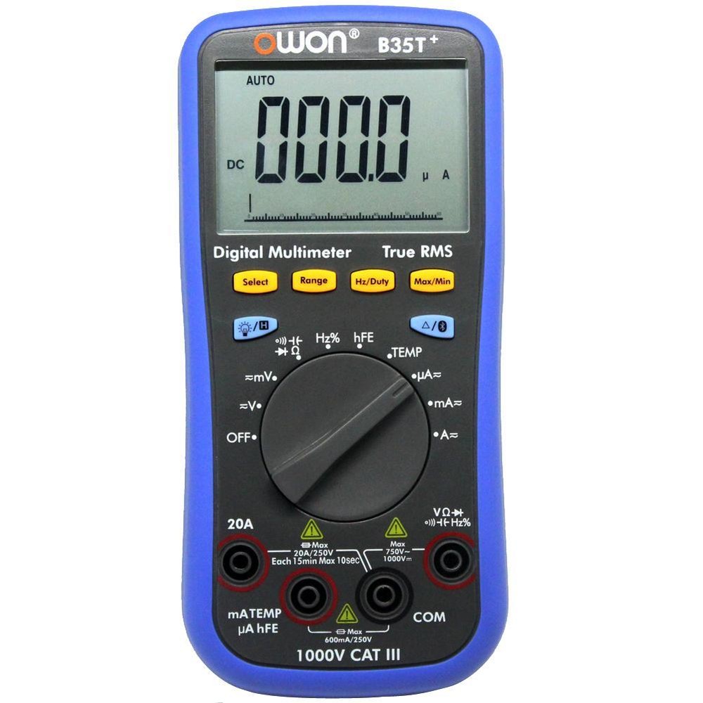 OWON B35T+ multimeter True RMS measurement Bluetooth data recording with bag USA