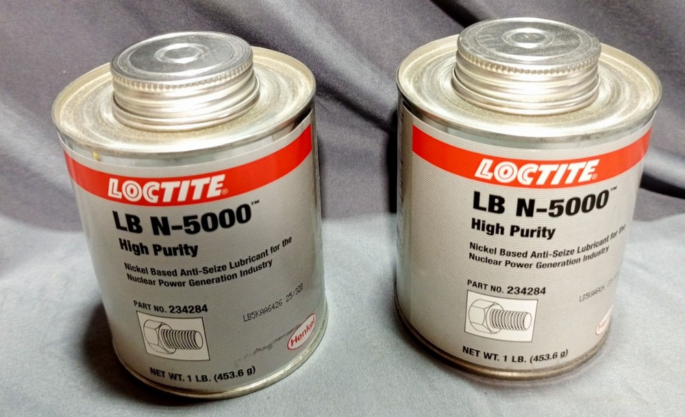 Lot Of 2 Loctite LB N-5000 High Purity 234284 1 Ib Each