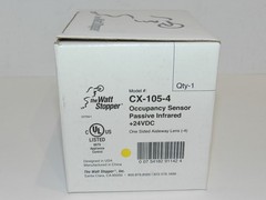 LEGRAND WATTSTOPPER CX-105-4 OCCUPANCY SENSOR PASSIVE INFRARED 24VDC NEW NIB