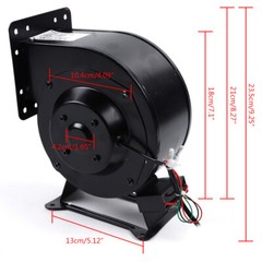 110V 120W Small Centrifugal 196CFM Flange Blower Fan 2600r/min Durable Equipment