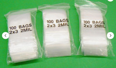 4000/PCS 2″x3″ Clear Reclosable Seal Bag Plastic Poly Zip Lock Bags Jewelry 4Mil