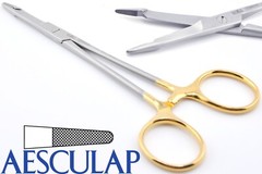 AESCULAP BM128R Durogrip Hegar-Olson Pin Wire Cuter Needle Holder Scissor 5.75″