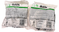 Lot of 2 MAPA Professional Krytech 580 Cut Resistant Gloves Size 8 Safety Work