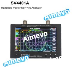SV4401A 50KHz-4.4GHz VNA Vector Network Analyzer 100DB Dynamic 7 Inch Touch LCD