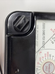 Vintage Simpson 262 series 2 20,000 OHMS DC 5000 OHMS AC VAC VDC Parts Or Repair