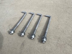 Sandbaggy 3/4″ x 10″ Threaded Concrete Anchor L-Bolts – Hot Dipped Galvanized
