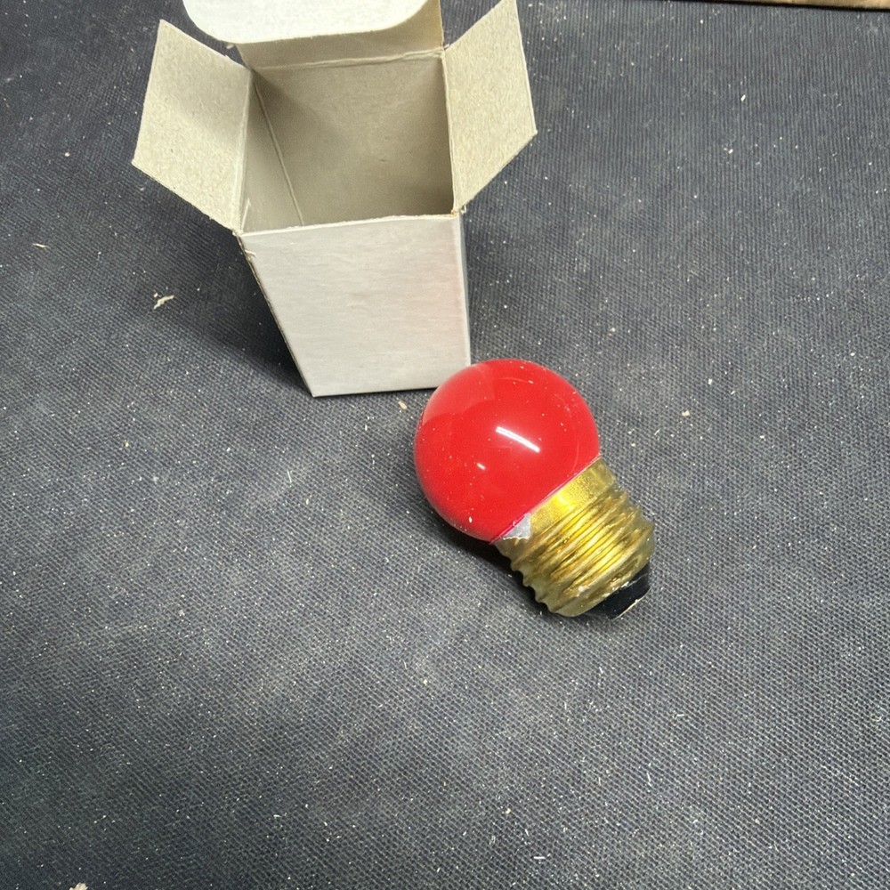 7.5W 130V S11 Red Sign Bulb E26 Base 7195RBX