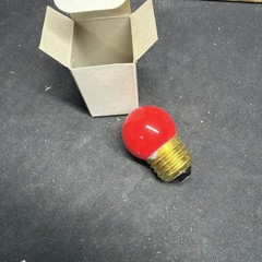 7.5W 130V S11 Red Sign Bulb E26 Base 7195RBX