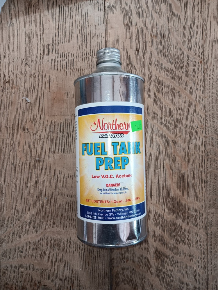 NORTHERN RADIATOR RW0125-56 Fuel Tank Prep Low Voc Acetone (Quart)