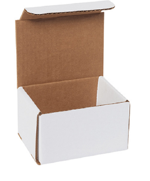 100 Pack 5x4x3 White Corrugated Shipping Mailer Packing Box Boxes 5″ x 4″ x 3″