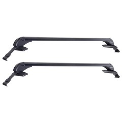 Roof Rack Cross Bars, Universal Fit for Naked Roofs Without Raised Rails/Flush R