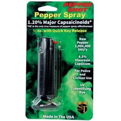 PEPPER SPRAY Self Defense Police Pocket KEYCHAIN Unit USA Made 1 / 2 oz 8 . 5 OC