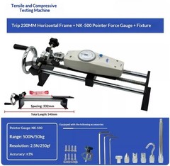 Horizontal Hand-Crank Tensile Tester Base Test Stand Laboratory Testing Machine