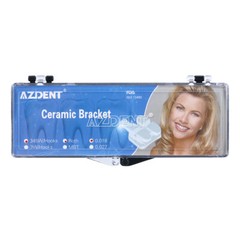 AZDENT Dental Orthodontic Ceramic Braces Bracket Roth MBT 0.018/.022 Hooks 3-4-5