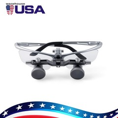 Dental Surgical 5W Medical 3.5X Ergo Binocular Loupes Flip-Up Glass Adjustable