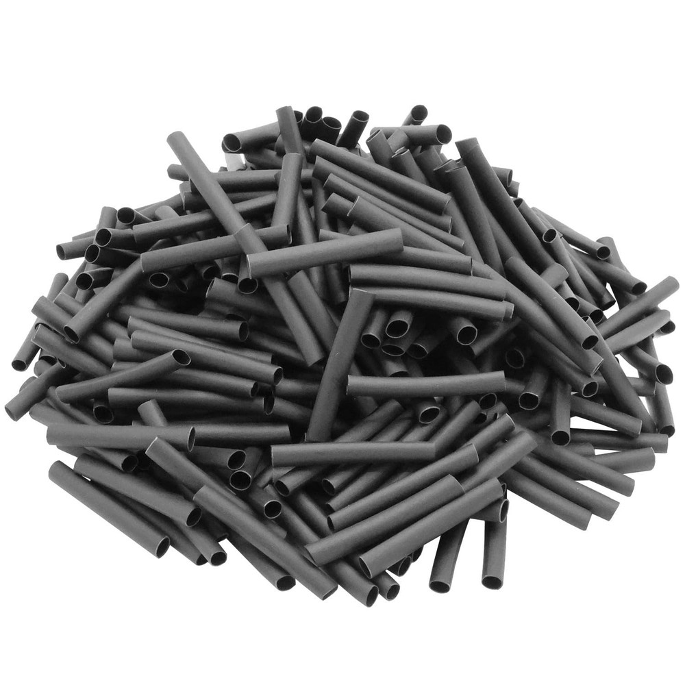 300PCS Heat Shrink Tubing,3mm / 1/8″ Dia, 30mm / 1.2″ 3mm/1/8, Black