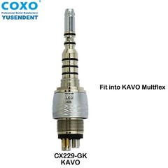 USA COXO Dental Fiber Optic Turbine High Speed Handpiece Fit Kavo Multiflex LUX