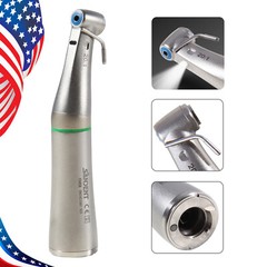 Dental Surgical LED Fiber Optic Implant Handpiece 20:1 Reduction Contra Angle DS