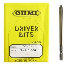 10pc/pack NEW FIT FOR OHMI Cross Head V-14 No.1 x6x50/75/100/120/150/200/250/300