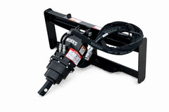 PROWORKS 15-30 GPM Auger Drive with 12” Wide Bit Skid Steer 2” Hex Planetary USA