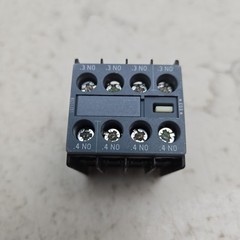 2 Pack Siemens 3RH2911-1FA40 Auxiliary Switch Block 4NO 240V 6.5A AC New