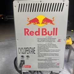 Red Bull Mini Fridge RB-GDC BABY ECO LED Refrigerator 115v RARE – FULLY TESTED
