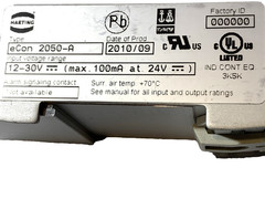 Harting Electric ESC eCon 2050-A 5 Port Ethernet Switch Hub IP 30 $25.00 + FREE